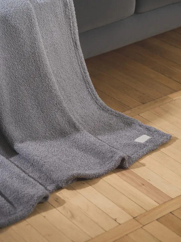 Көрпе, 130х170 см, екі жақты, полиэстер, ашық сұр, Neutral, image-4