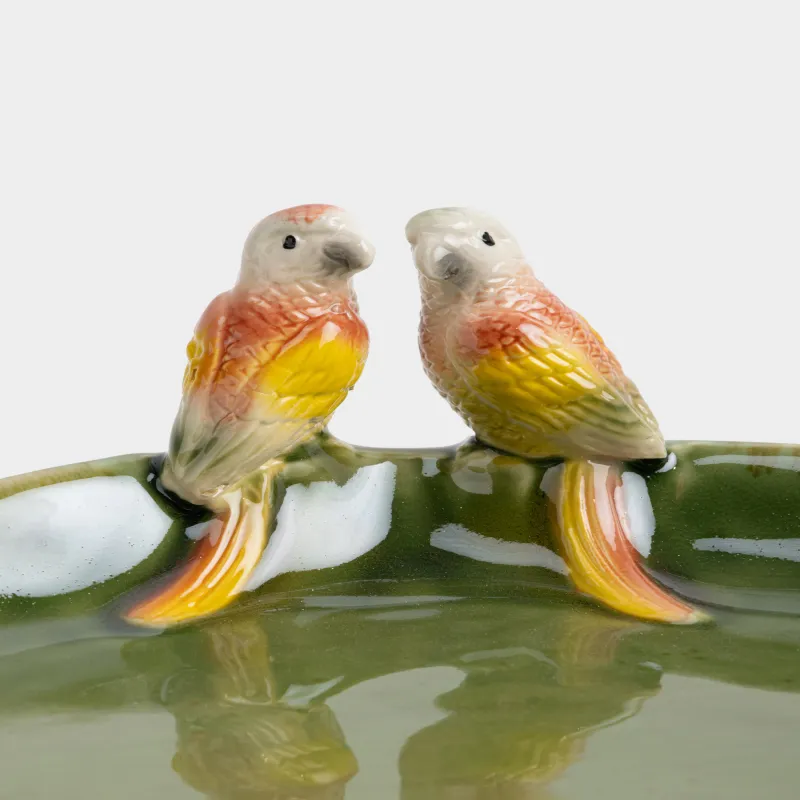 Блюдо, 23 см, Попугаи, Tropical bird, image-3