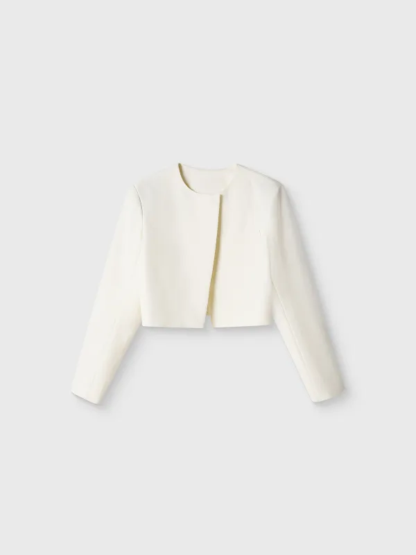 Әйелдер жакеті, өлшемі L, полиэстер/вискоза ОК, сүт түстес, Dominga, image-4