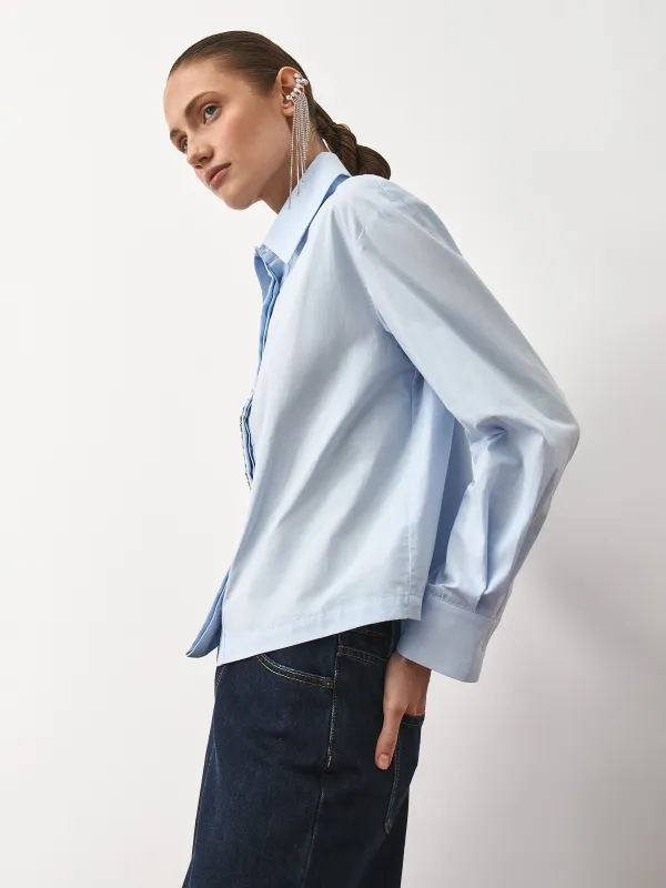 Пуссет сырғалары, 14 см, 2 дана, металл/страздар, күмістер, Кристалдар, Jewelry crystal, image-1