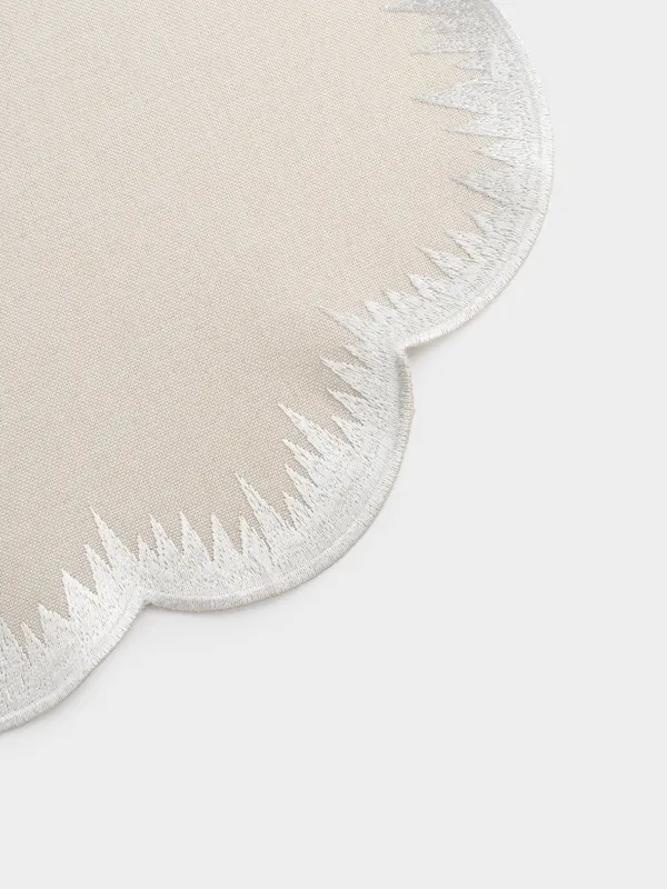 Аспаптарға арналған майлық, 38 см, полиэстер, бұйра, ашық жасыл, Толқынды жиектер, Melange, image-1