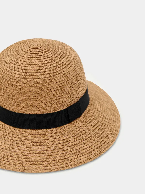 Шляпа, 57 см, единый размер, целлюлоза/полиэстер, песочная, Banjo, image-1