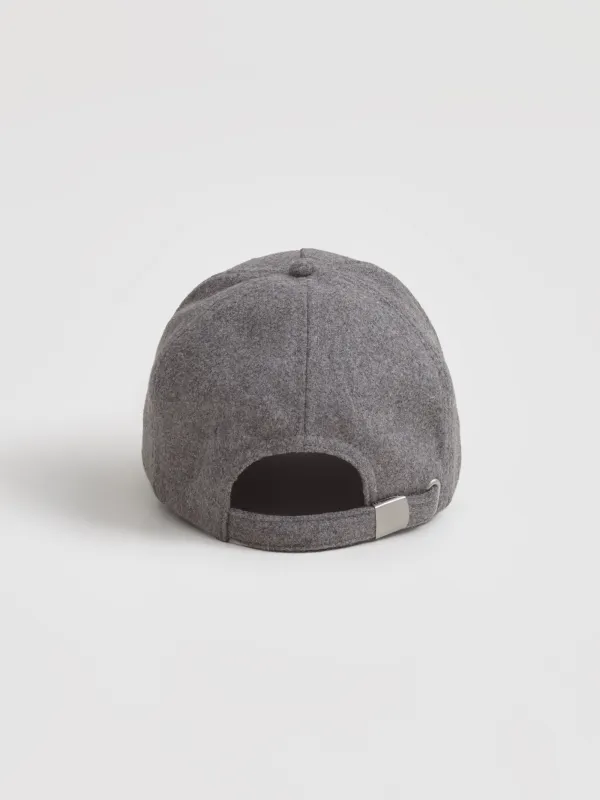 Бейсболка, 57 см, бірыңғай өлшем, полиэстер, сұр, Shore, image-3