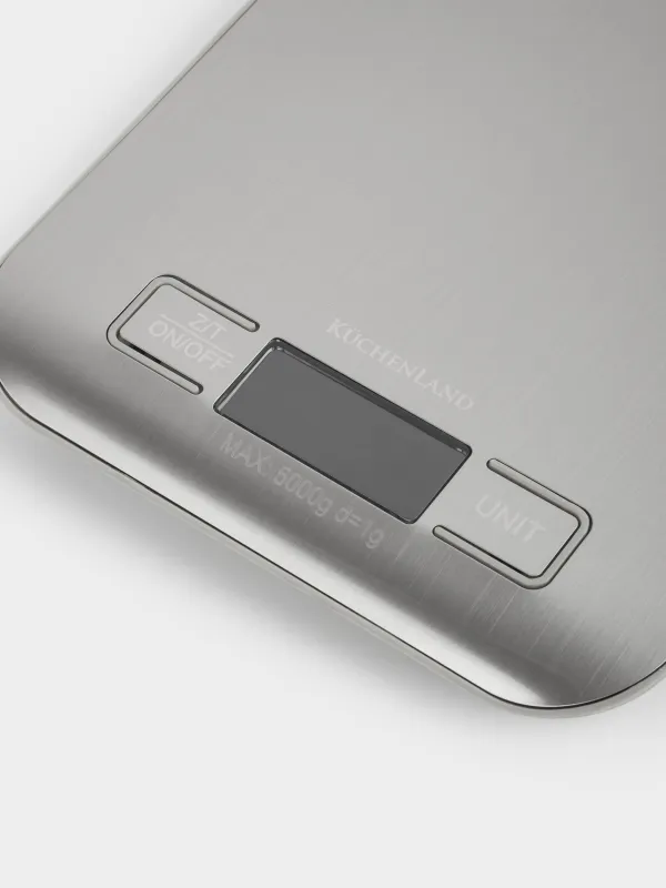 Ас үй таразылары, 18х14 см, электронды, болат/пластик, күміс, Libra, image-4