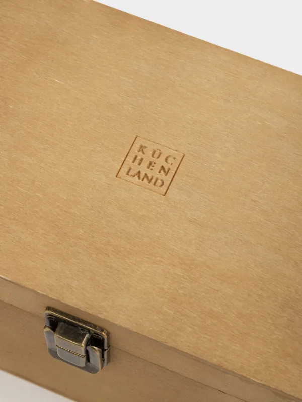 Виски жиынтығы, 1 адам, 5 зат, қорапта, стақан/текшелер/тұғыр, шыны/металл/эко-былғары, Bar, image-5