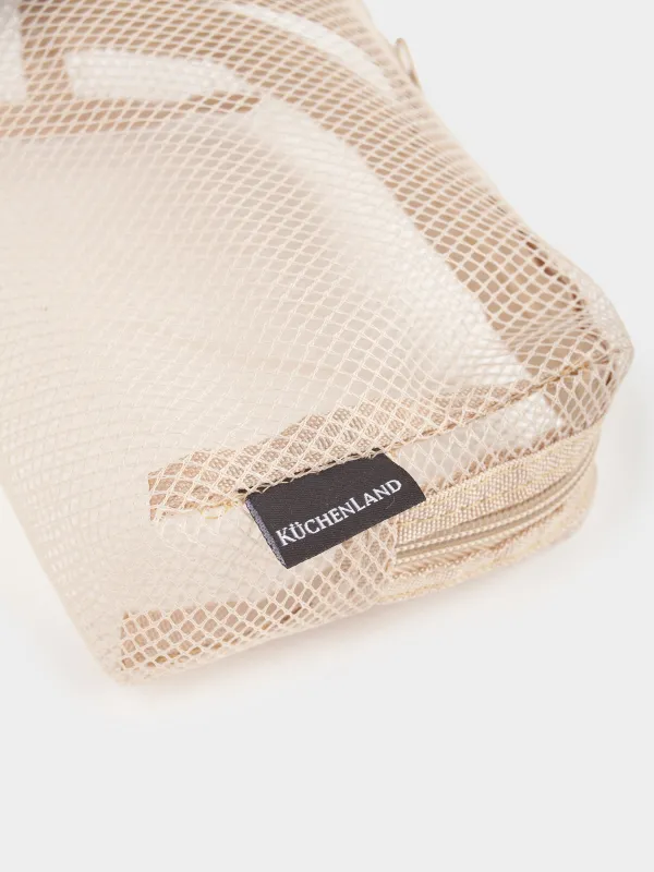 Косметикалық сөмке, 18х12 см, полиэстер, сарғылт-қоңыр, Тор, Easy Travel, image-4