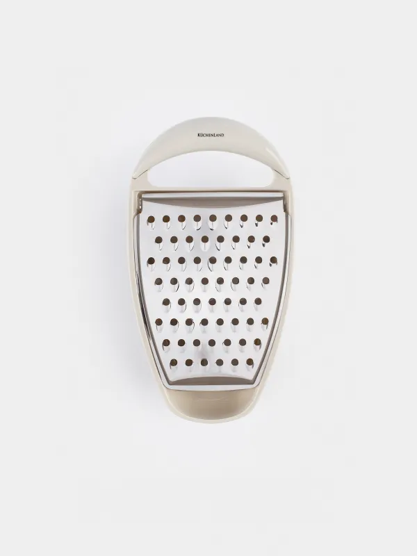 Терка, 26 см, с контейнером, сталь/пластик, светло-серая, Assist, image-4