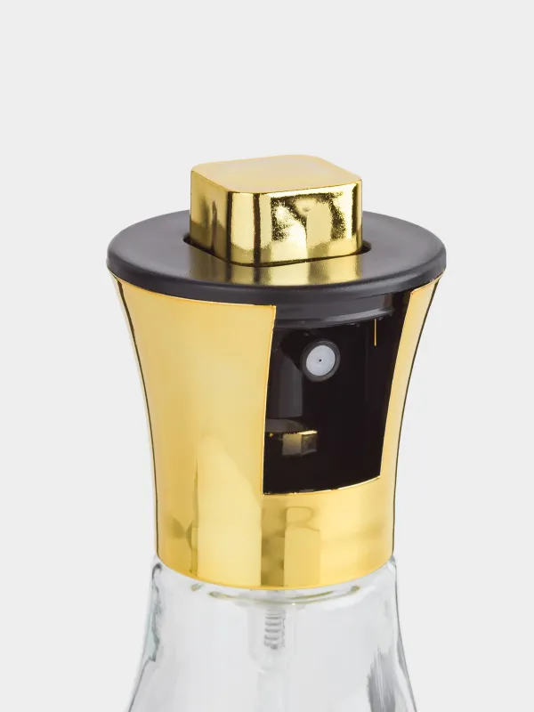 Диспенсер-спрей для масла или уксуса,160 мл, стекло/пластик, золотистый, Classic gold, image-4