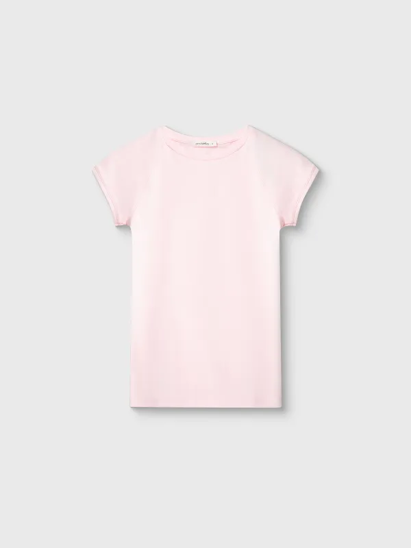 Футболка женская, р. L, хлопок/спандекс, розовая, Beatrisa, image-4