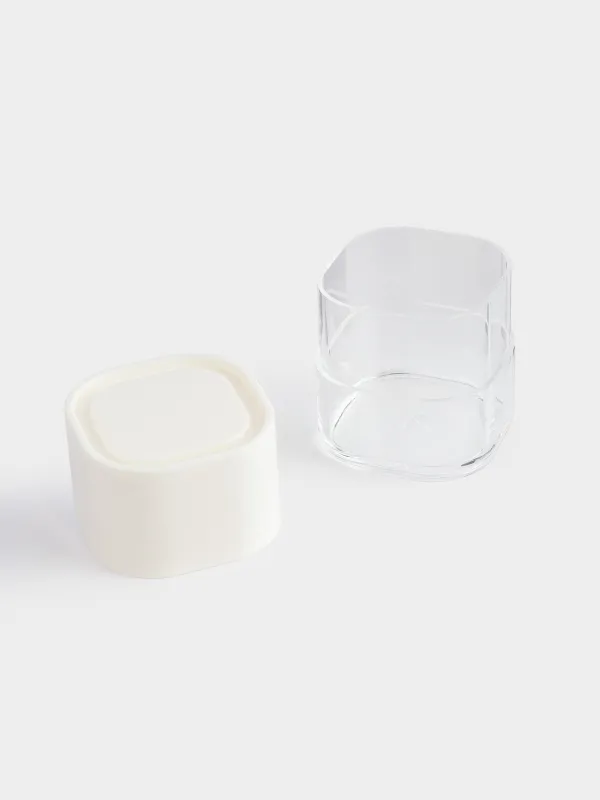 Шкатулка для ванной, 8х7 см, пластик/акрил, молочная, Eleos, image-4