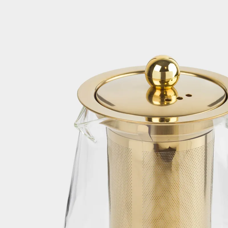 Шай жинағы, 2 адам, 3 зат, шыны Б/болат, алтын, Air, image-2