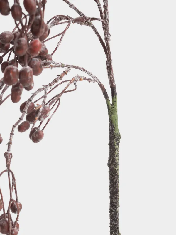Ветка декоративная, 1,1 м, полиэтилен/бумага, Коричневые ягоды, Colors autumn decor, image-4