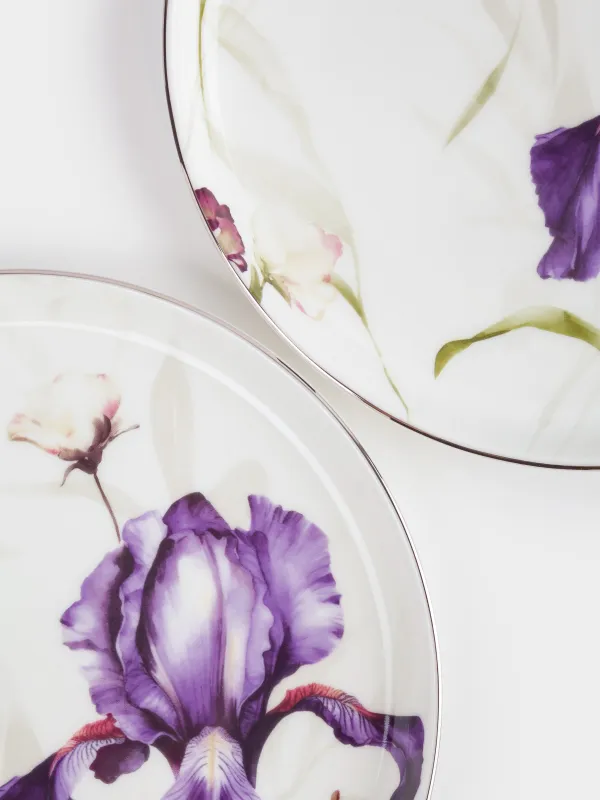 Тарелка десертная, 20 см, 2 шт, Ирис, Antarctica Flowers, image-4