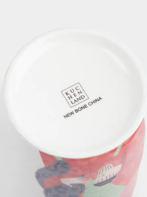 Саптыаяқ, 420 мл, фарфор N, ақ, Қыз бен мысық, Girls, image-3