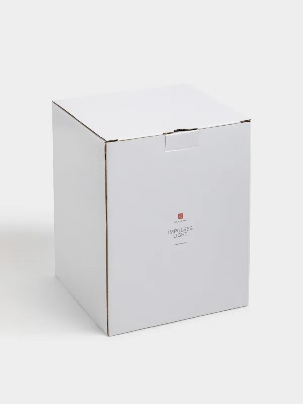 Светильник настольный, 33 см, стекло/лен, коричневый, Колба в кракелюре, Impulses light, image-5