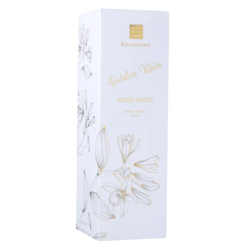 Хош иісті диффузор, 200ml, шыны, Garden Rain, Fresh white, image-1