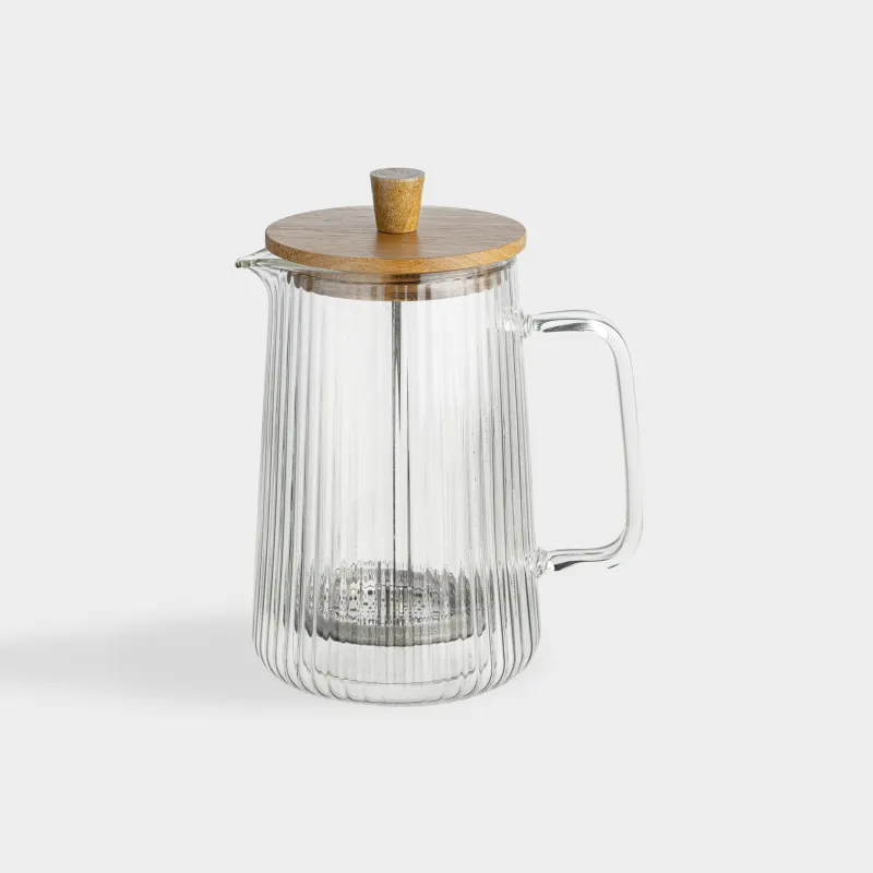 Френч-пресс, 1 л, шыны Б/болат, Air ribby