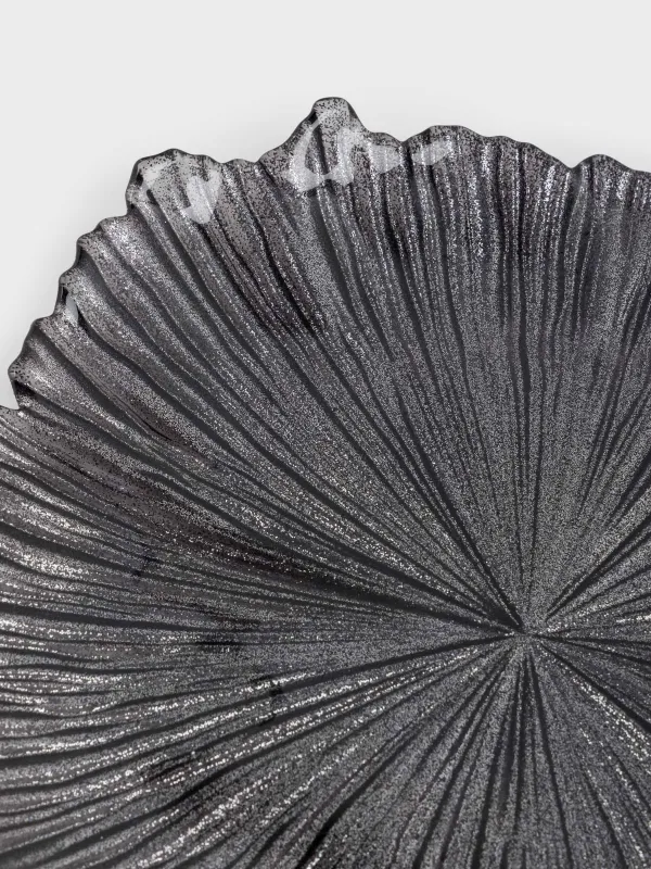 Тіскебасар тәрелкесі, 28 см, шыны Р, сұр, Verge, image-3