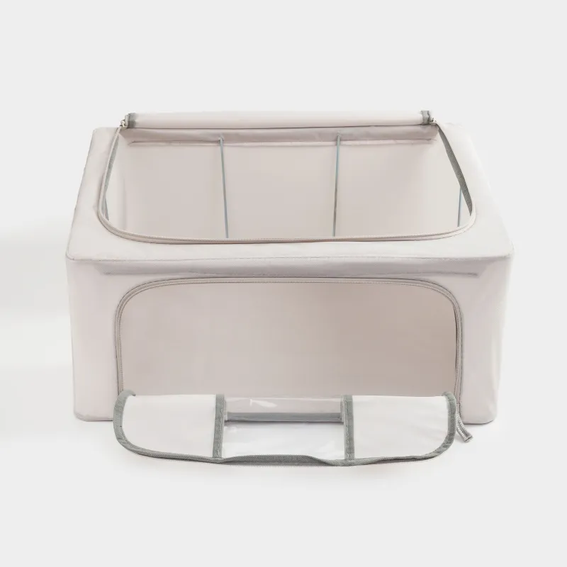 Заттарға арналған ұйымдастырушы- қорап, 50х40х22 см, найзағай, оксфорд, сұр, Pedant, image-7