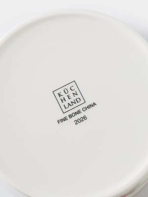 Шампан тұғыры, 12 см, фарфор F, ақ, Бантигі бар жылқы, Christmas miracle classic, image-3