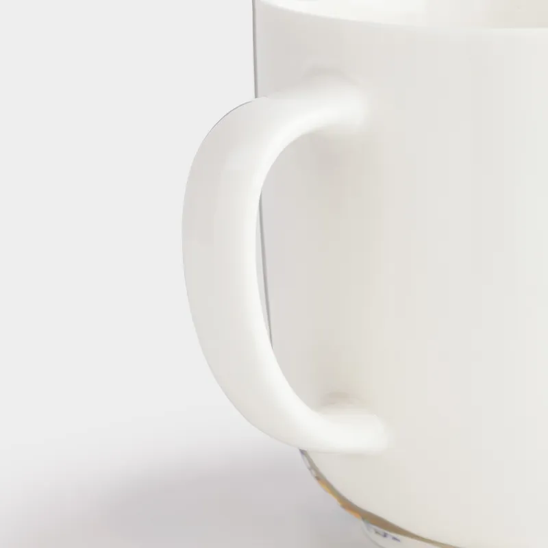 Саптыаяқ, 330 мл, фарфор N, ақ-алтын, Кинцуги, Kintsugi, image-2