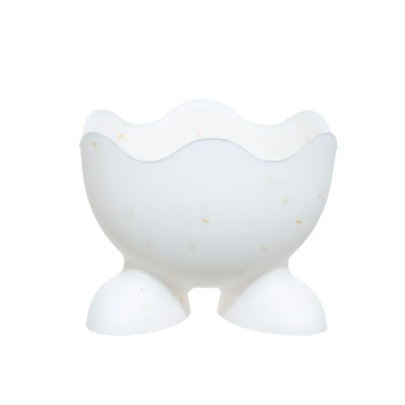 жұмыртқа тұғыры, 4 см, силикон, сүт түстес, дақтары бар, жұмыртқа, Easter