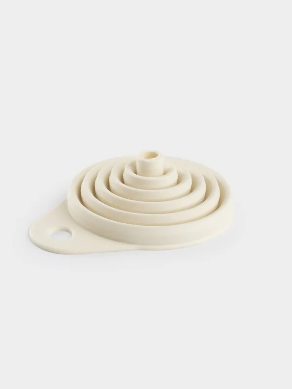 Құйғыш, 11х9 см, жиналмалы, силикон, сүт түстес, Manny, image-4