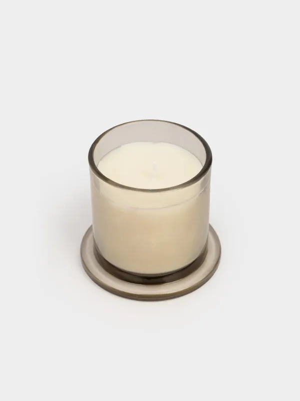 Хош иісті шам, 11 см, шам ұстағышта, қақпағы бар, шыны, Sandalwood meditation, Esthetic, image-2