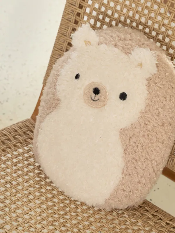 Сәндік жастық, 35х28 см, букле, сарғылт-қоңыр-қоңыр, Кірпі, Boucle figure, image-5