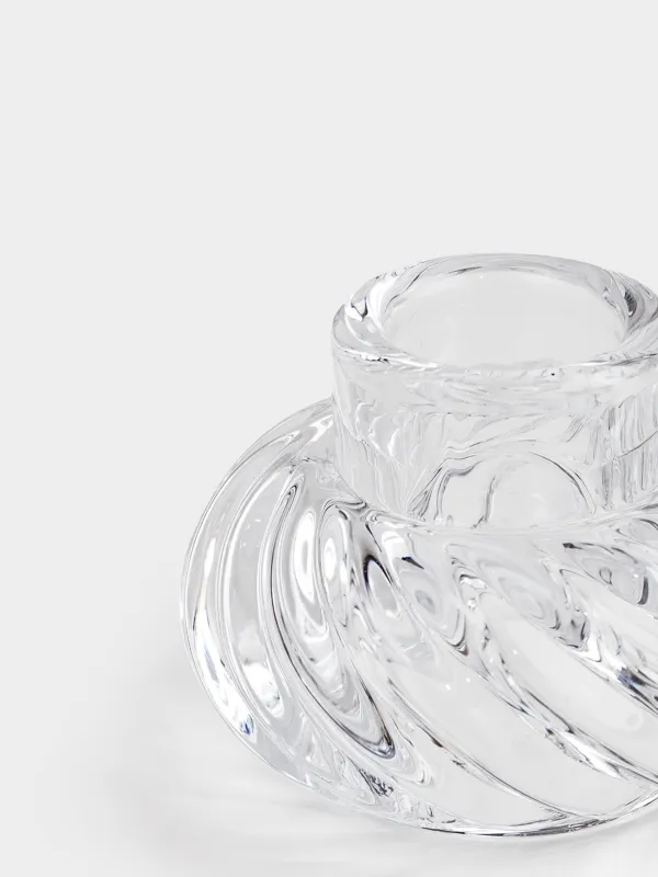 Шам ұстағыш, 6 см, жіңішке шамға арналған, шыны, Lombardy R, image-2