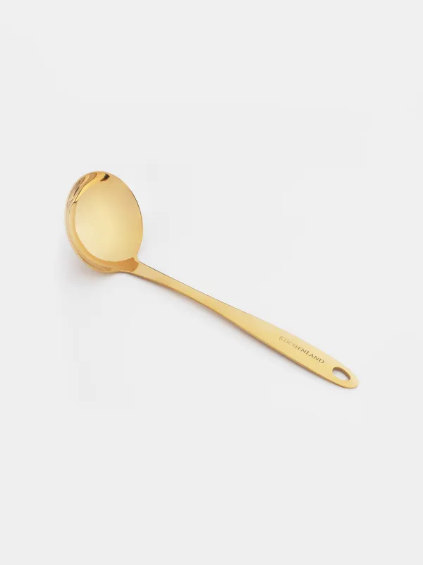 Половник, 24 см, сталь, золотистый, Palatial, image-1