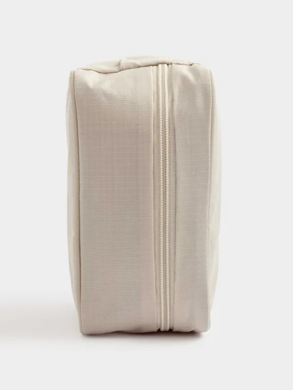 Косметичка дорожная, 27х18 см, полиэстер, бежевая, Easy Travel, image-4