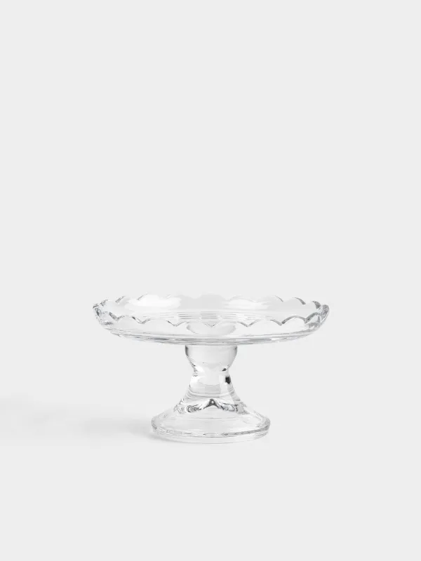 Блюдо на ножке, 20х11 см, Clear, image-0