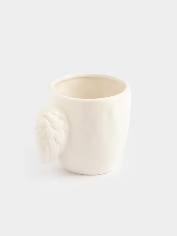 Саптыаяқ, 360 мл, қыш, сүт және алтын түстес, Spread your wings, Angel, image-1