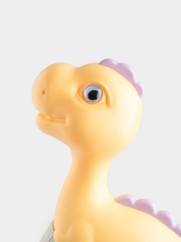 Пистолет водяной, 16 см, пластик, желто-серый, Динозавр, Dino, image-5