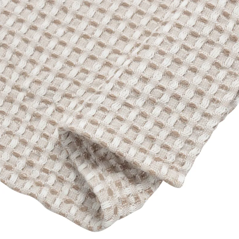 Полотенце кухонное, 40x60 см, хлопок, коричневое, Waffle, image-2