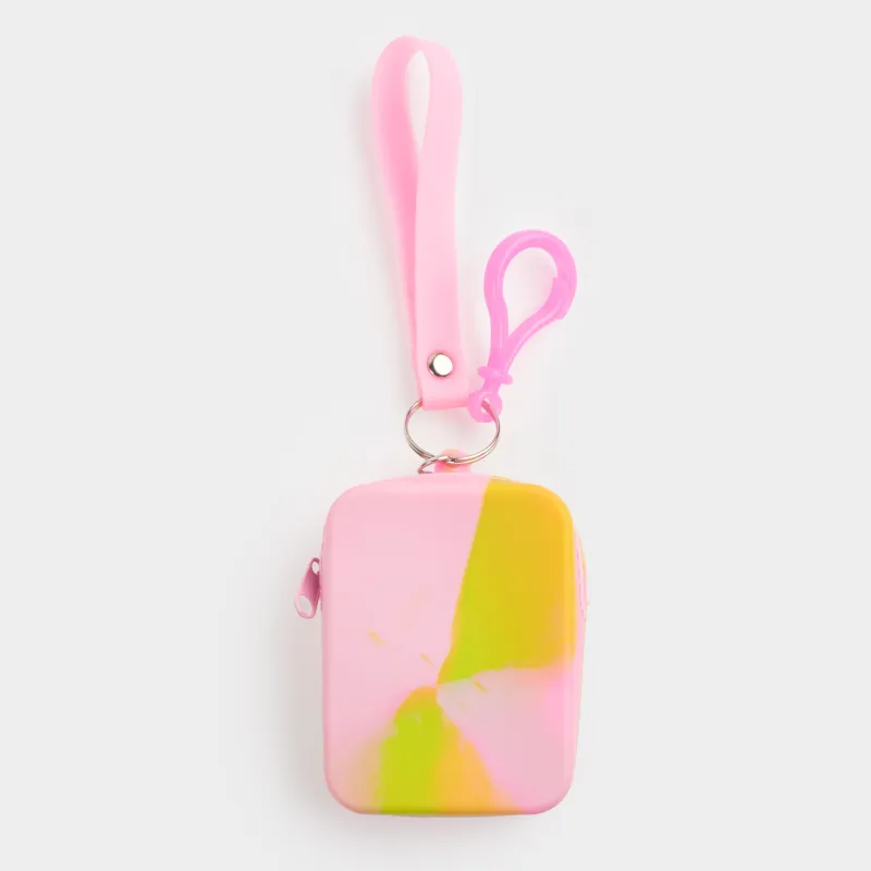 Игрушка-антистресс Pop-it, 8х5 см, силикон, цветная, Кошелек-брелок, Pop-it, image-3