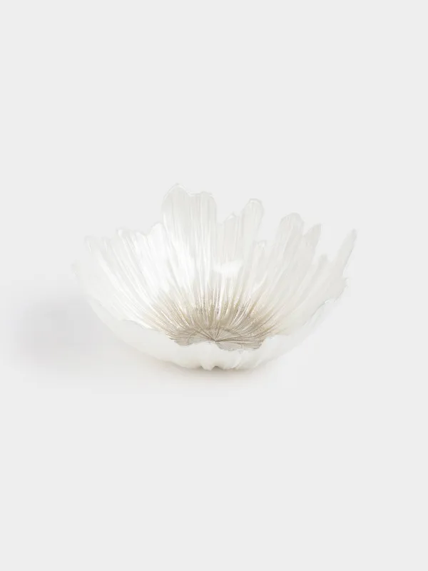 Жеміс вазасы, 32х14 см, шыны Р, сүт түстес/шампан, Verge, image-1