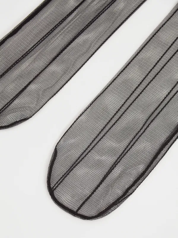 Әйелдер шұлықтары, өлшемі 36-38, торлы, полиэстер/нейлон, қара, Gridlin, image-4