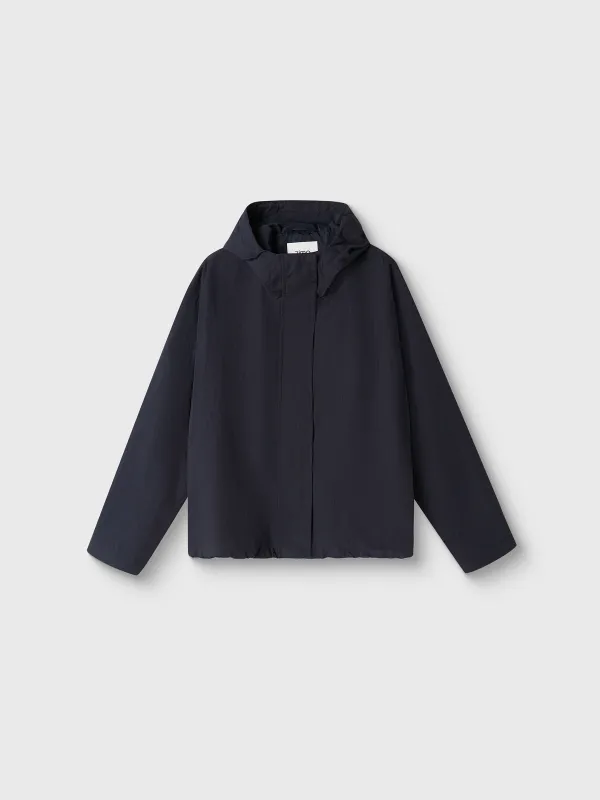 Әйелдер желбегейі, өлшемі L, капюшоны бар, мақта/нейлон, көк, Acacia, image-5