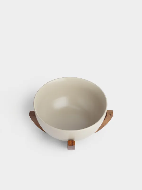 Салатник, 18х10 см, на подставке, Ceramo noble, image-2