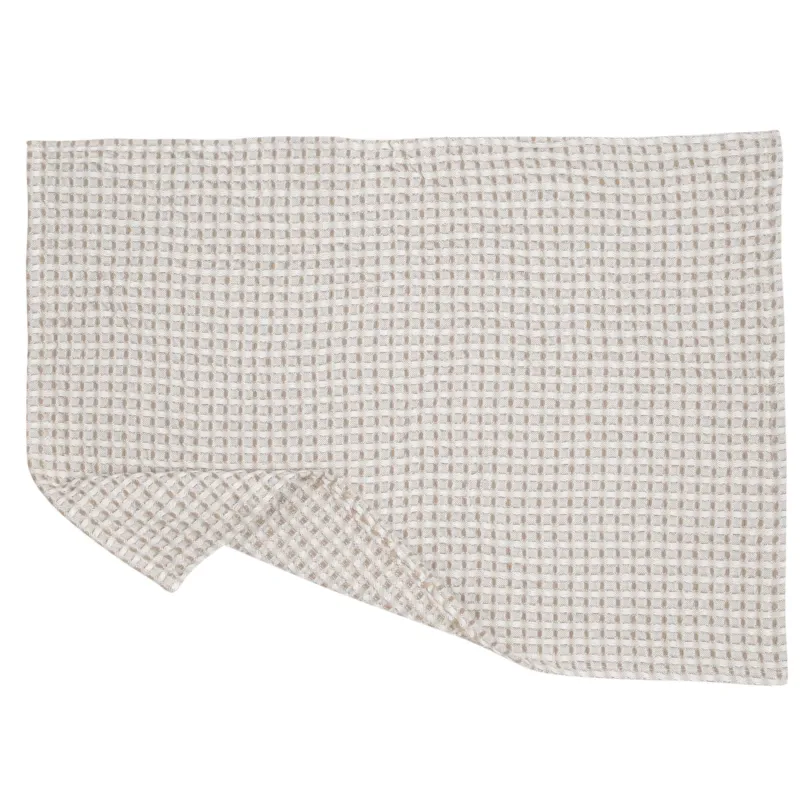 Полотенце кухонное, 40x60 см, хлопок, коричневое, Waffle, image-1