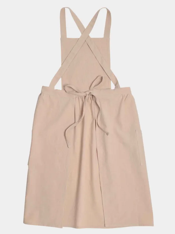 Фартук-платье, 79х88 см, хлопок, бежевый, Vintage kitchen, image-4