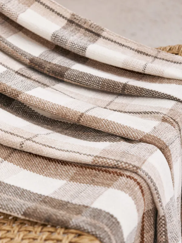 Жамылғы, 130х170 см, шашағы бар, шенилл, сарғылт-қоңыр-қоңыр, Тор, Hazel, image-2