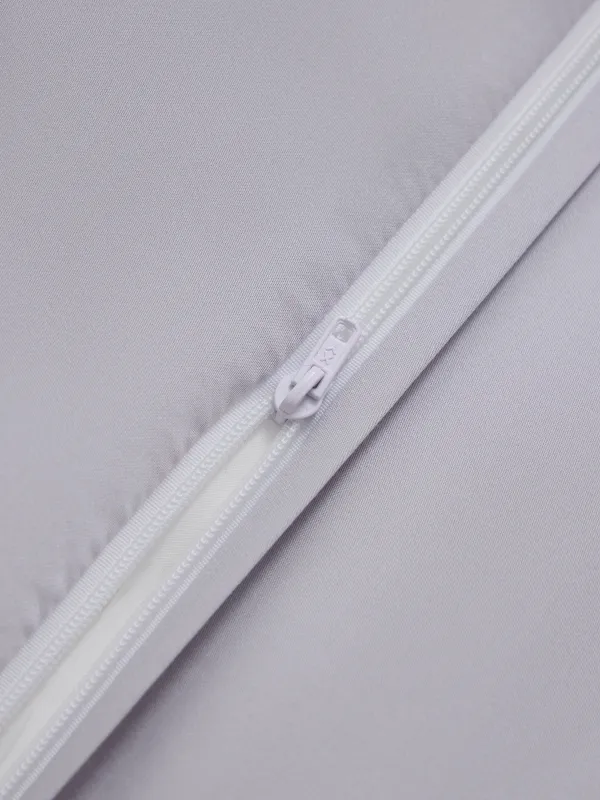 Төсек жиынтығы, еуро, тенсель 300 TC, сүтті сұр, Магнолия гүлдері, Tencel, image-5