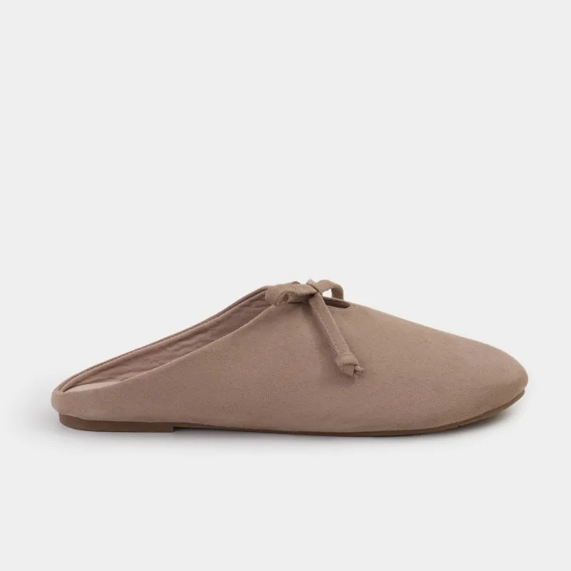 Тапочки женские, домашние, Suede
