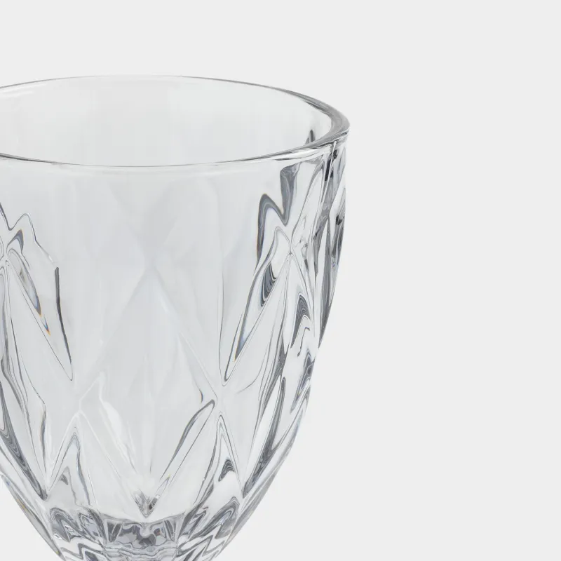 Бокал-кубок для вина, 300 мл, 6 шт, стекло Р, серый, Rhomb color, image-7