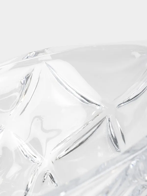 Ваза для фруктов, 35x22 см, на ножке, стекло Р, Rhomb, image-3