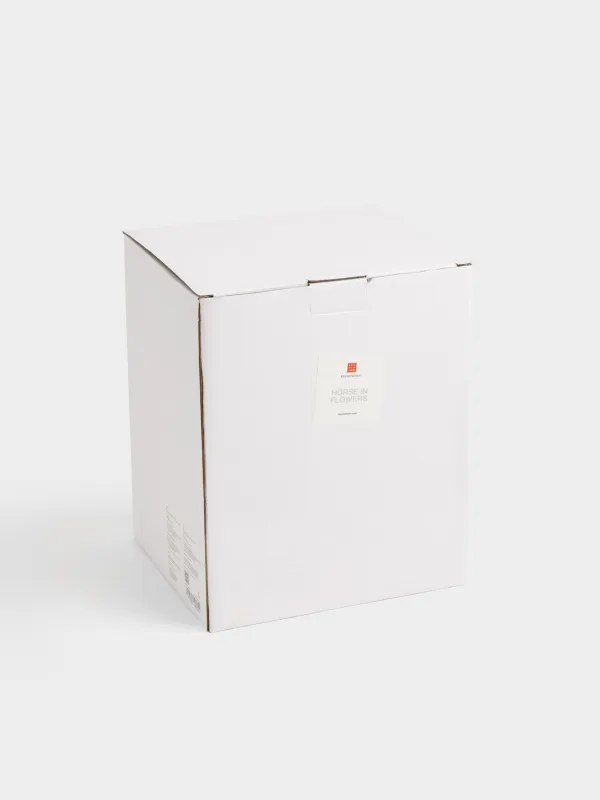 Ваза для цветов, 21 см, декоративная, Лошадь с цветами, Horse in flowers, image-5