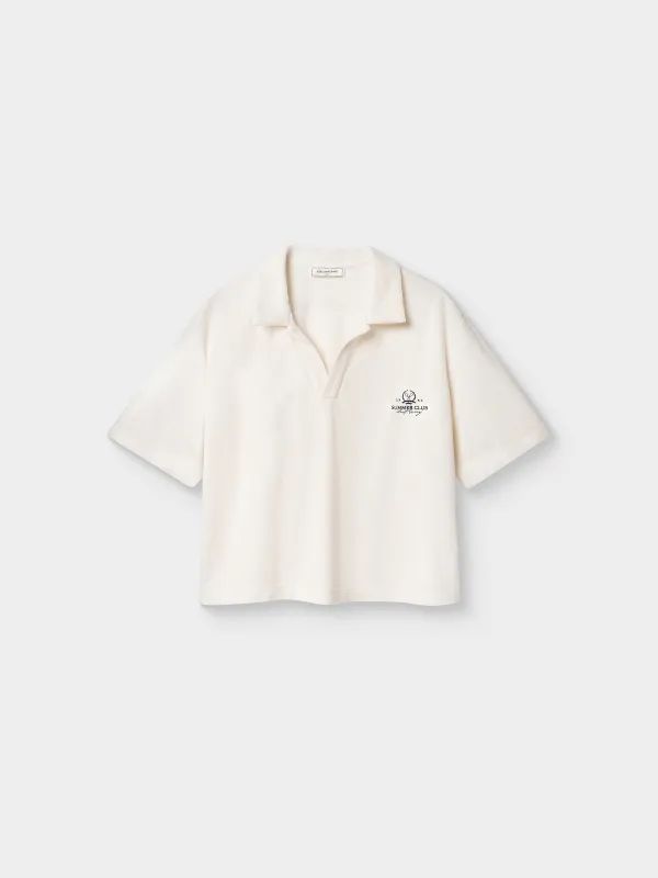 Әйелдер жейдесі, үйге арналған, өлшемі XS, поло жағасы бар, мақта/полиэстер К, сүт түстес, Pegina, image-4